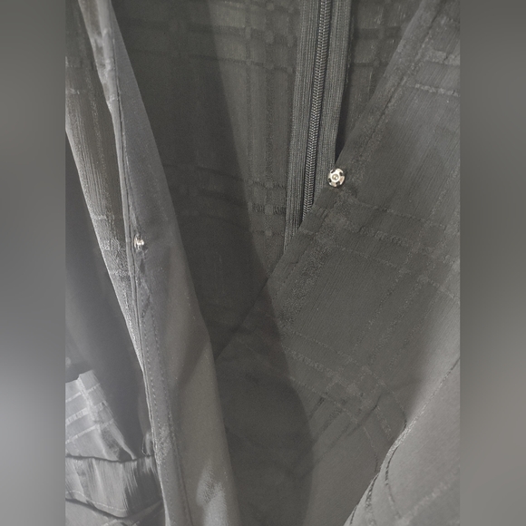 Black mini skorts dress with tie around size XL new with out tags - Picture 5 of 5